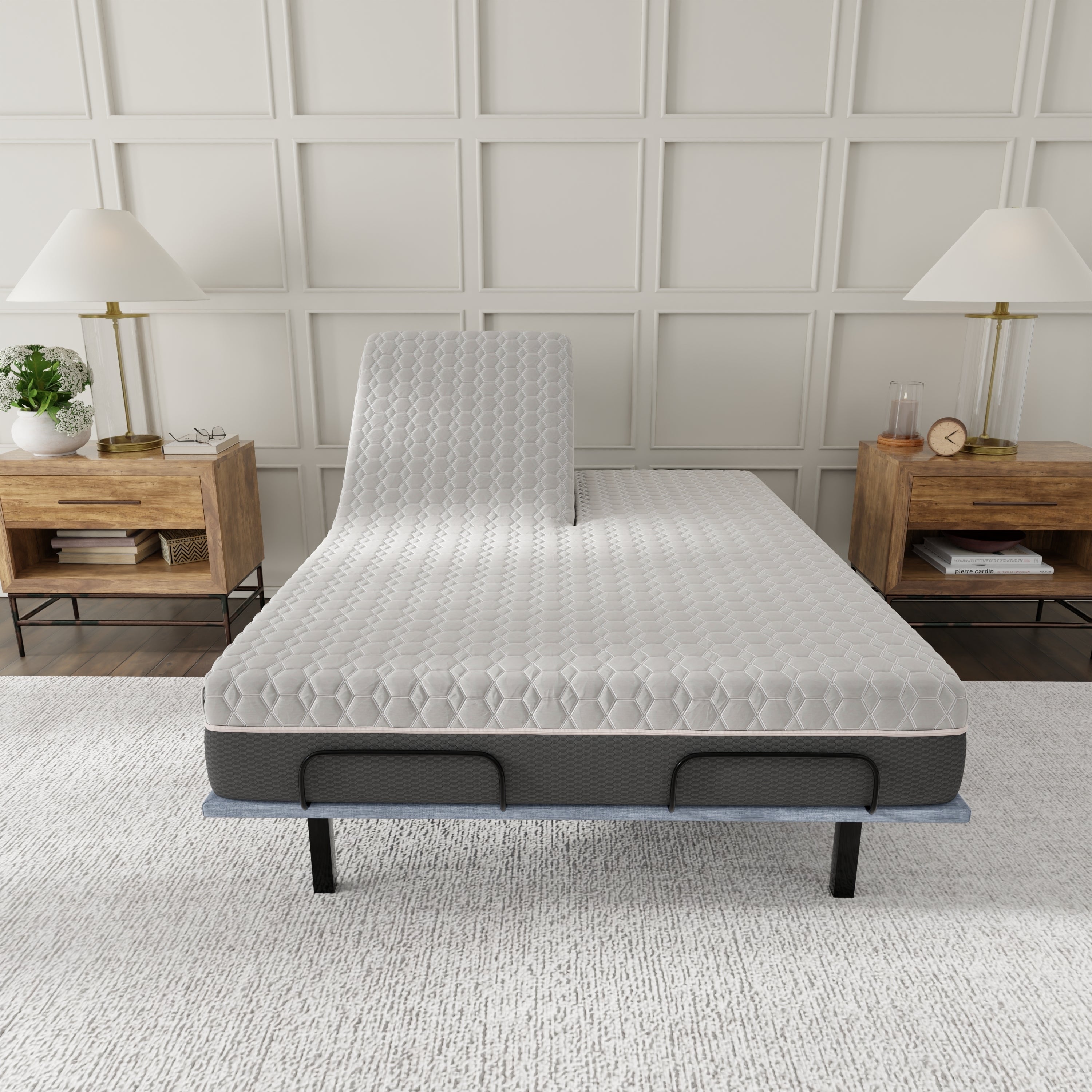 Copper Infused Hybrid 12 Inch Soft Memory Foam Split Top King Mattress