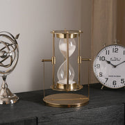 Decorative Aluminium Sand Timer-Hourglass-10X9X14'