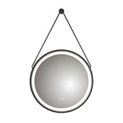 DAX Aura Strap LED Light Round Mirror 28 Inches