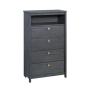 Chest of Drawers, Blue finish