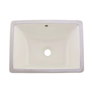 DAX  Ceramic Square Single Bowl Undermount Bathroom Basin