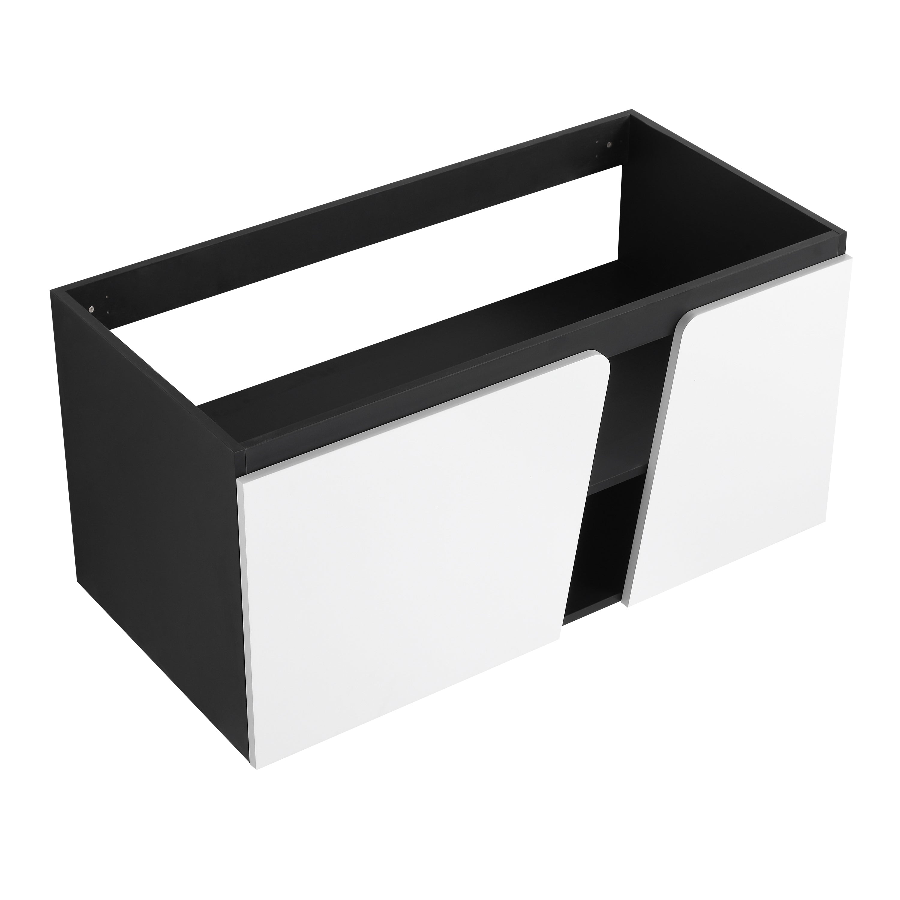 40'' Floating Wall-Mounted Bathroom Vanity & Soft-Close Cabinet Door(Only Vanity ,without Basin)