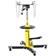 1660lbs Transmission Jacks Quick Lift Dual Spring , Hydraulic Transmission Jack 2 Stage Hydraulic w/ 360° for car lift 0.75 Ton