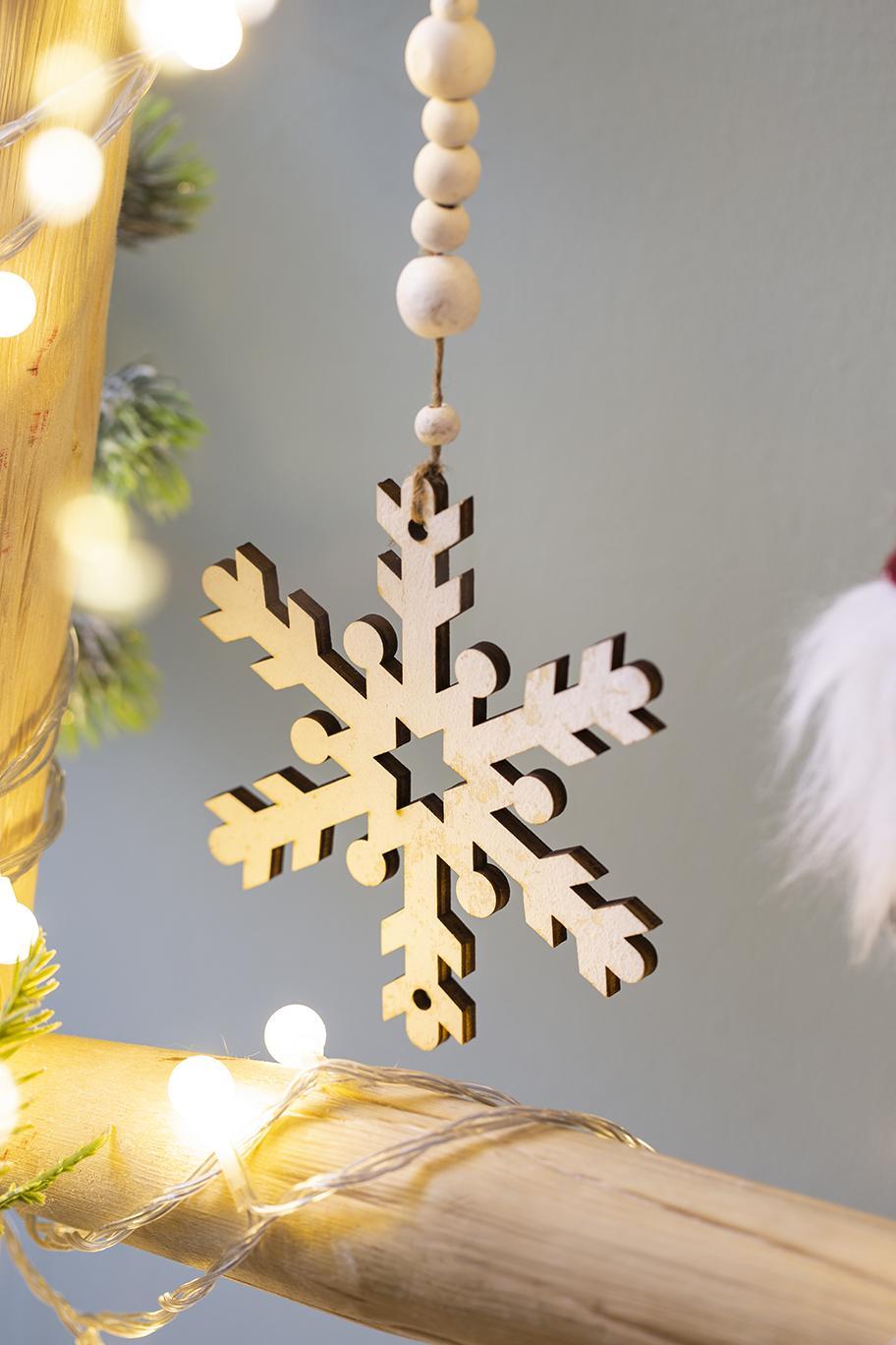 9.8x4.7' Snowflake Ornament, Hanging Home Decor Accents for Christmas Tree, Holiday Display, Set of 12