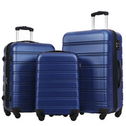 3 Piece Luggage Set Hardside Spinner Suitcase with TSA Lock 20' 24' 28' Available