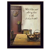'What I love Most' By Susan Boyer, Printed Wall Art, Ready To Hang Framed Poster, Black Frame