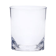 Oval Halo Tritan Glasses Set of 4 DOF, 12oz, BPA Free Plastic Drinkware, Clear Tumblers
