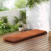 Noah Outdoor Chaise Lounge Cushion, Orange