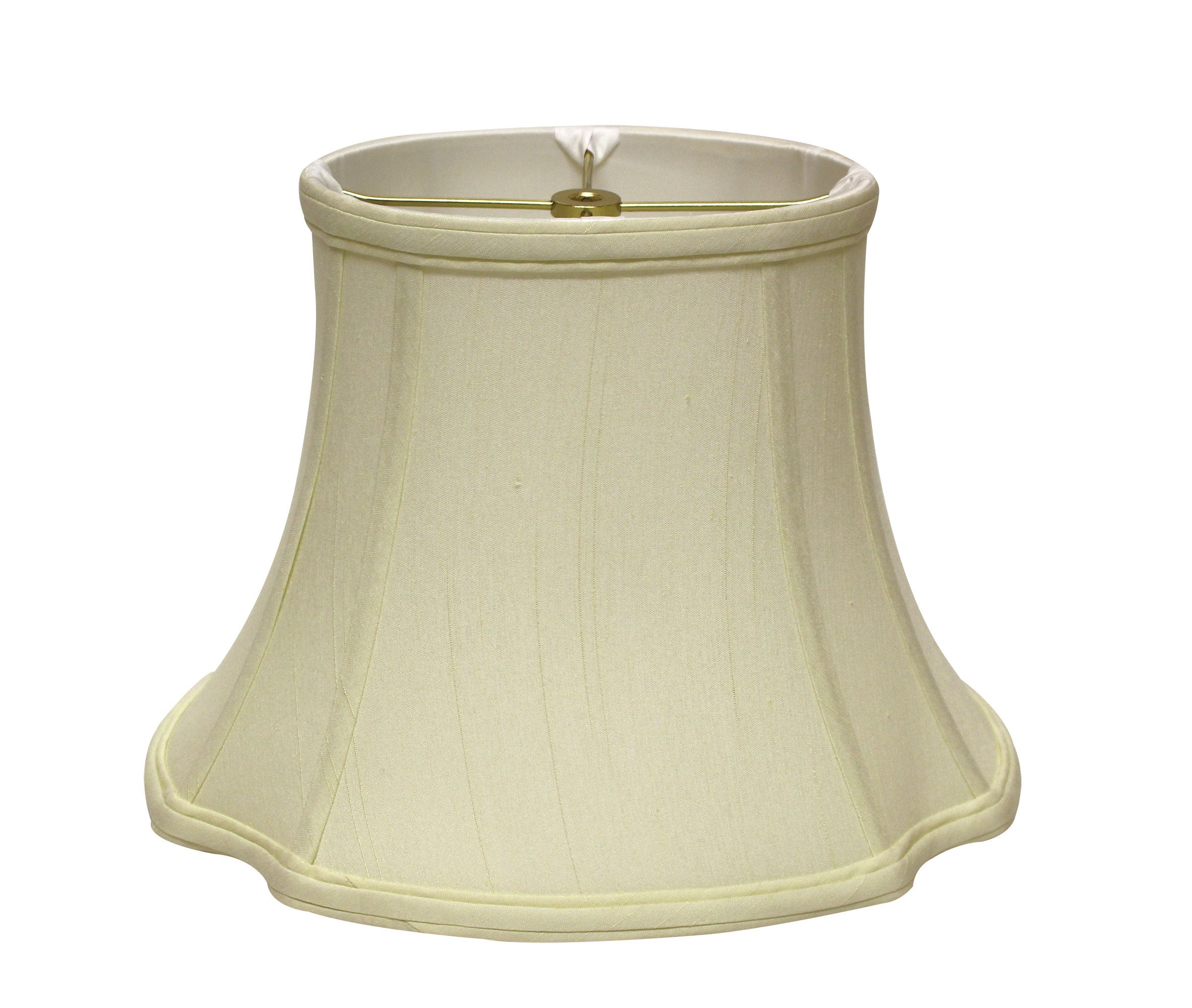 Slant Inverted Corner Oval Softback Lampshade with Washer Fitter, Egg