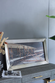 15.7x1.2x29.9' Flight Diptych Wall Art Traditional Plane Design, Multicolored