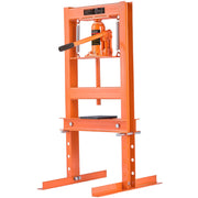 Hydraulic Shop Press, 6 Ton H-Frame Hydraulic Garage/Shop Floor Press, Adjustable Shop Press with Press Plates, Heavy Duty Hydraulic Press for Garage, Shop, Workshop