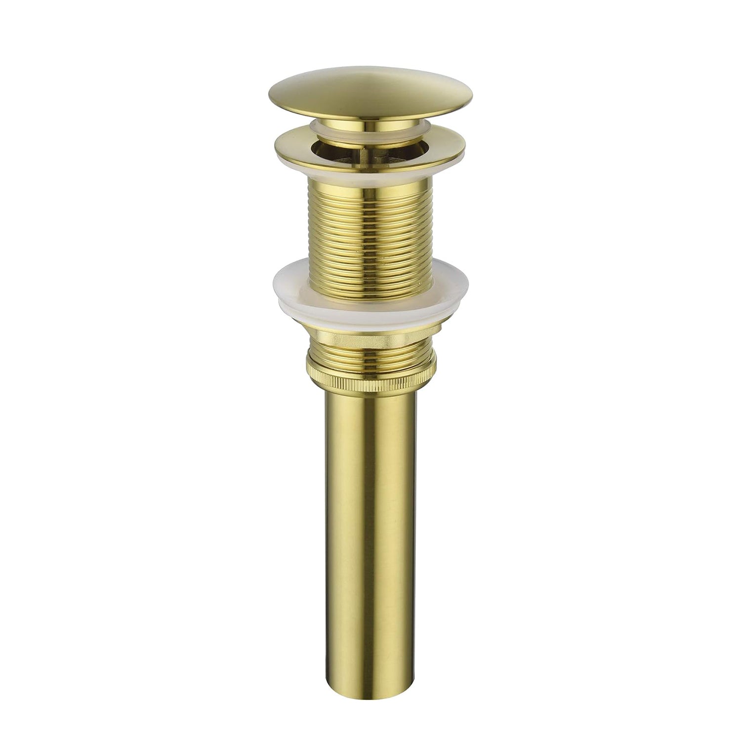 Bathroom Sink Drain without Overflow, Vessel Sink Lavatory Vanity Pop Up Drain Stopper, 304 Stainless Steel