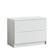 Devi Modular White Wood Closet System with Ample Storage and Easy Assembly