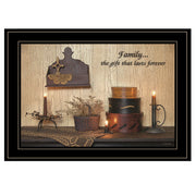 'Forever Family' By Susie Boyer, Ready to Hang Framed Print, Black Frame