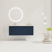 48' Floating Bathroom Vanity with Drop-Shaped Resin Sink