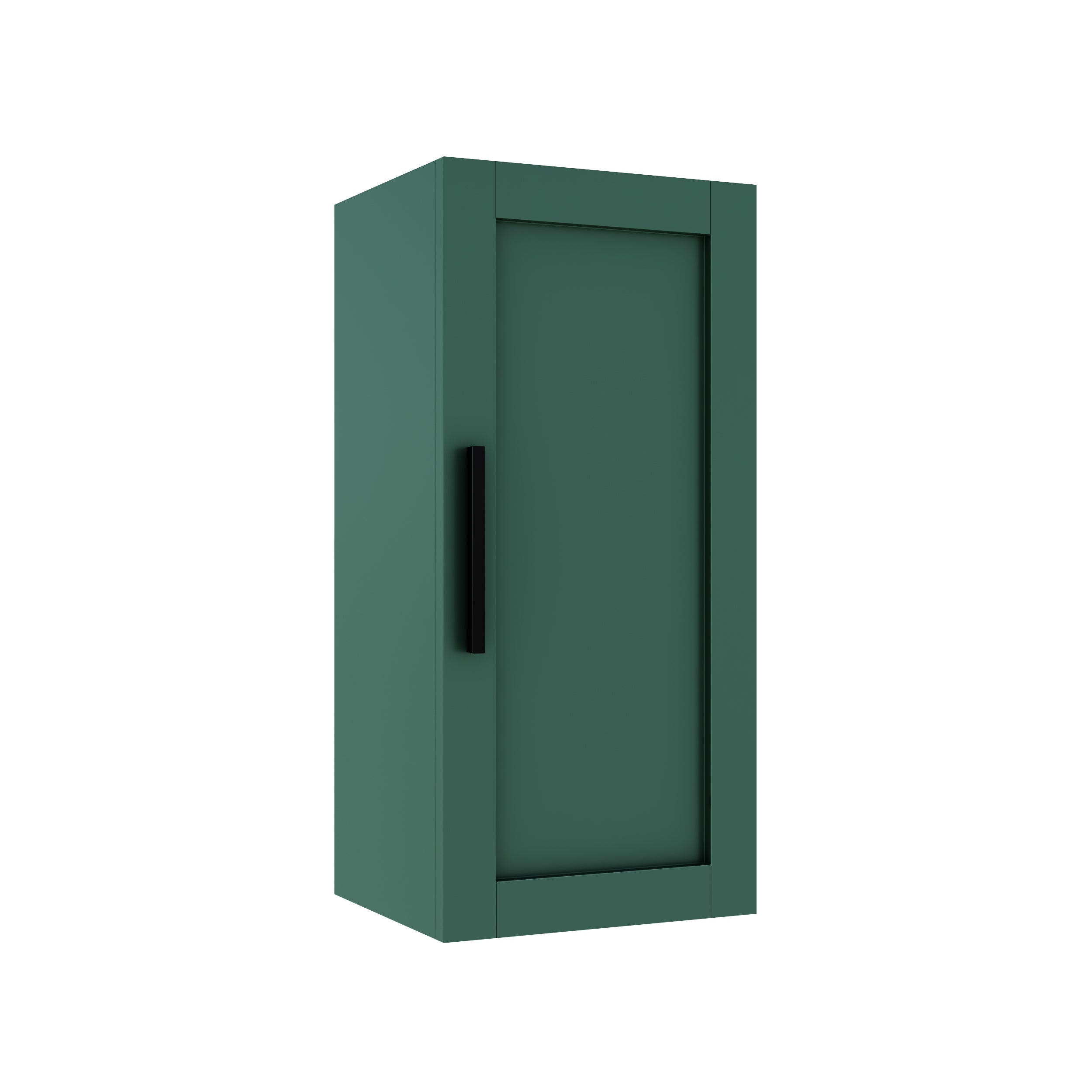 JOVI 14' Wall-Mounted Floating Bathroom Vanity Side Cabinet with a Door and a Shelf, (Suitable for JODI Bathroom Vanity), Green Color