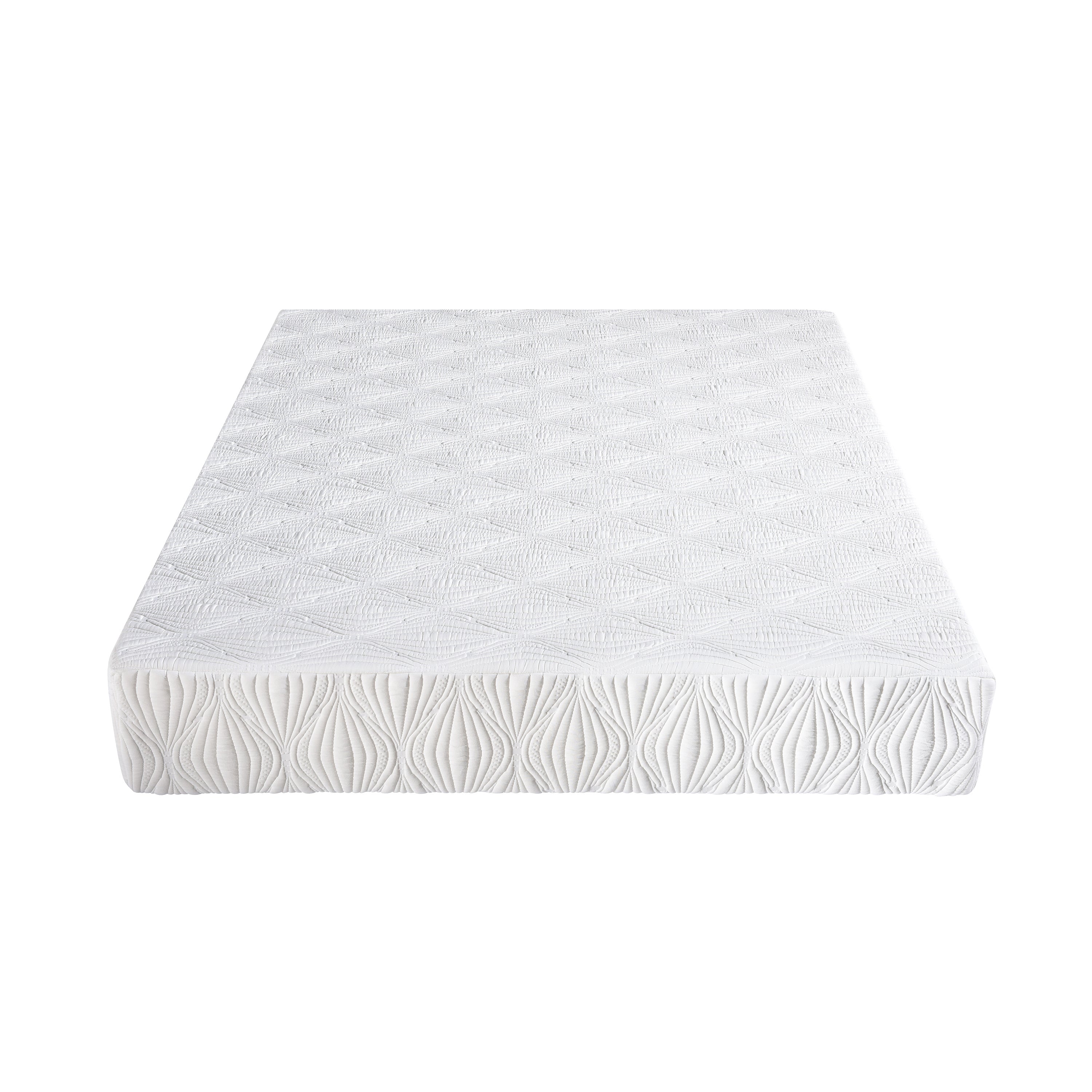 Visco Gel Infused Memory Foam Mattress in a Box,Cool & Relaxed Sleep, High-Density Foam, Extra Firm Support,White