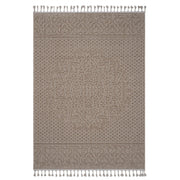 Guros Collection 4X6 Beige / Medallion Indoor / Outdoor Area Rug