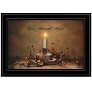 'Love, Warmth, Home' by Robin-Lee Vieira, Ready to Hang Framed Print, Black Frame
