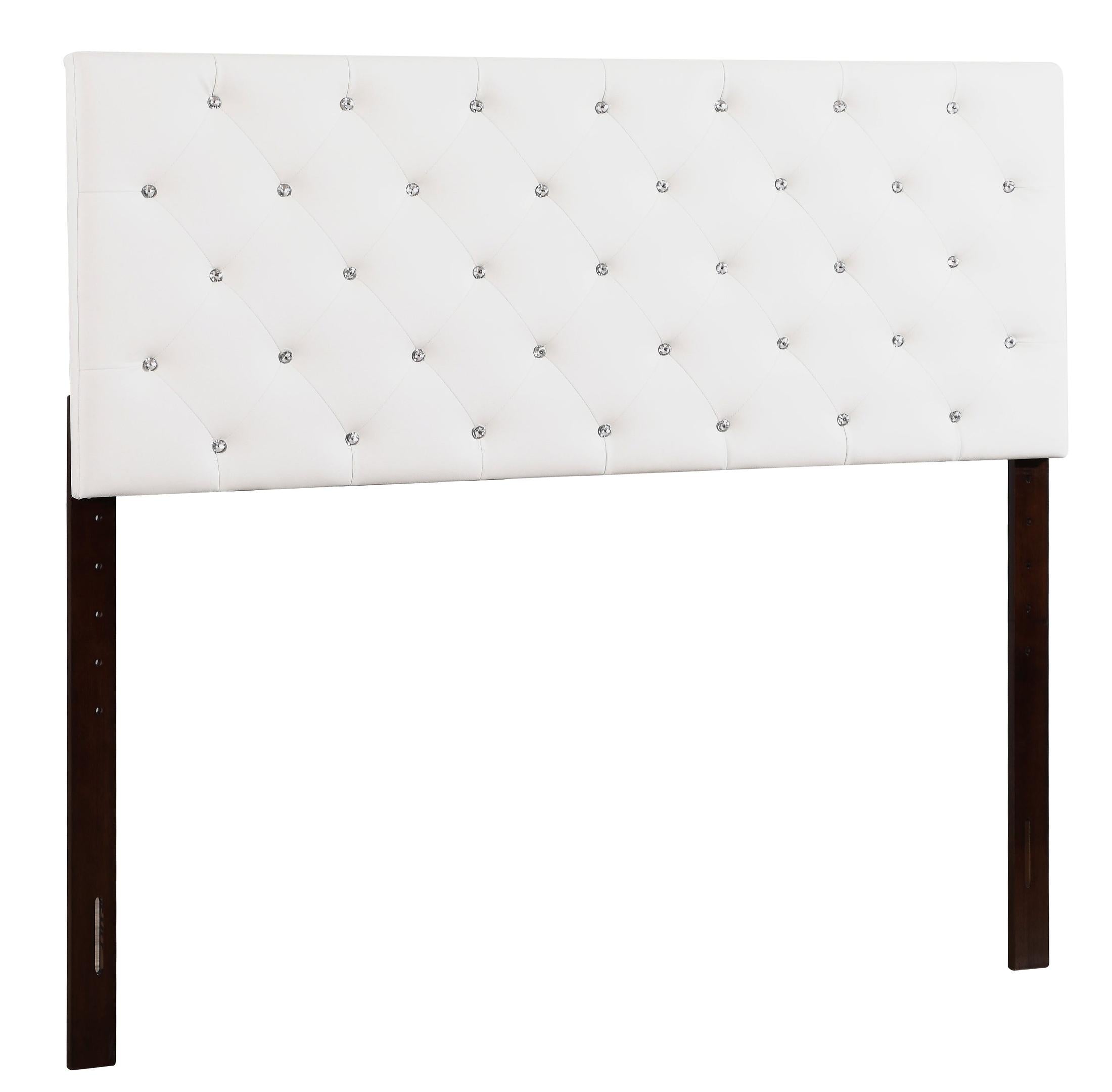 Versatile White Adjustable Headboard