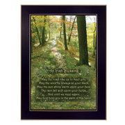 'Irish Blessing' By Trendy Decor4U, Printed Wall Art, Ready To Hang Framed Poster, Black Frame