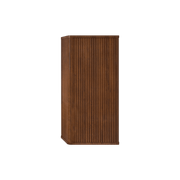 CC0414S305 Striped Walnut Bathroom Floating Side Cabinet, Wall-mounted Storage Cabinet for Small Spaces, Pre-assembled