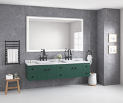 60in. W x 40 in. H  LED Lighted Bathroom Wall Mounted Mirror with High Lumen+Anti-Fog Separately Control

bedroom full-length mirror  bathroom led mirror  hair salon mirror