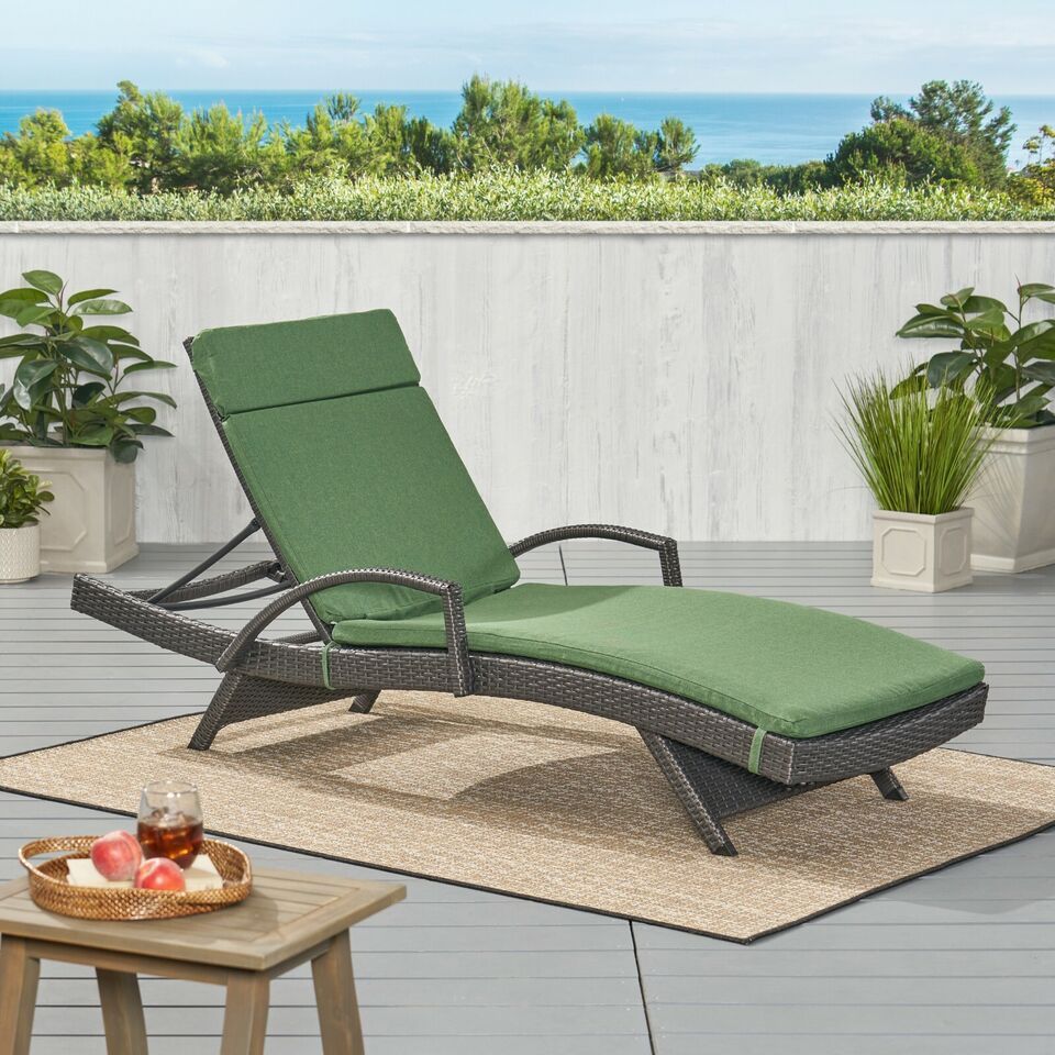 52005.00CUSH-JGR (2PCS) Salem Outdoor Chaise Lounge Cushion (without Chaise Lounge)
