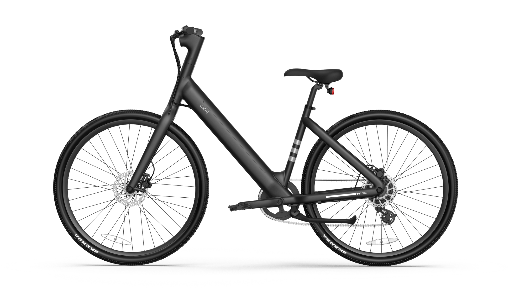 Minimalist Fitness Step-through e-Bike w/ up to 62 miles Max Operating Range and 20 MPH Max Speed - Matte Black