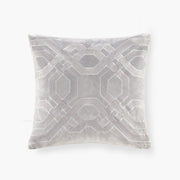 Square Decor Pillow Silver 18x18'