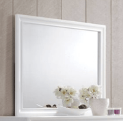 Naima White Finish Mirror