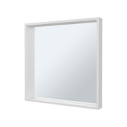 White Wall Mounted Bathroom Mirror Cabinet with Storage