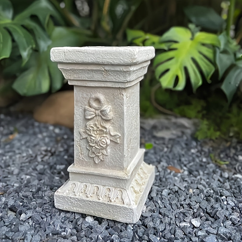 Garden Decorative Column, 12'Retro Elegant White Ancient Greek Style Roman Column, Suitable for Garden Decoration, Suitable for Weddings And Dining Tables, Multifunctional Indoor/outdoor Use, Perfect