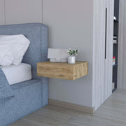 Macadamia Wall-Mounted Floating Nightstand