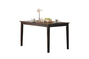 Cardiff Espresso Finish Dining Table