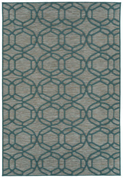 Contemporary, Transitional, Geometric, Textured, High-Low Cut & Loop 2' x 6' Runner