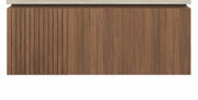 36' MURI Brown Oak Cabinet only, NO Basin and Top, NO Faucet and Sink Cover
