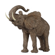 15x8x12' Tai Polyresin Elephant Accent,Trumpeting