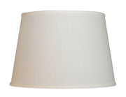 Slant Modified Empire Hardback Lampshade with Washer Fitter, White