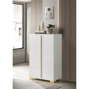 Medici White 5-drawer Chest