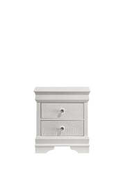 Blaze Modern Style 2-Drawer Night stand Made with Wood in White      same asG150108720  (NJ inventory)