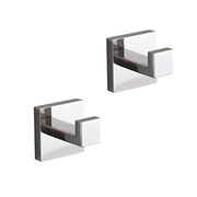 2 Pack Wall-Mounted Stainless Steel Bathroom Towel Hooks/Coat Hooks for Bathroom, Bedroom, Kitchen