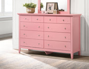 Charming Pink Casual Dresser