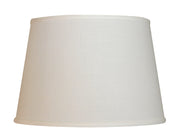 Slant Modified Empire Hardback Lampshade with Washer Fitter, White