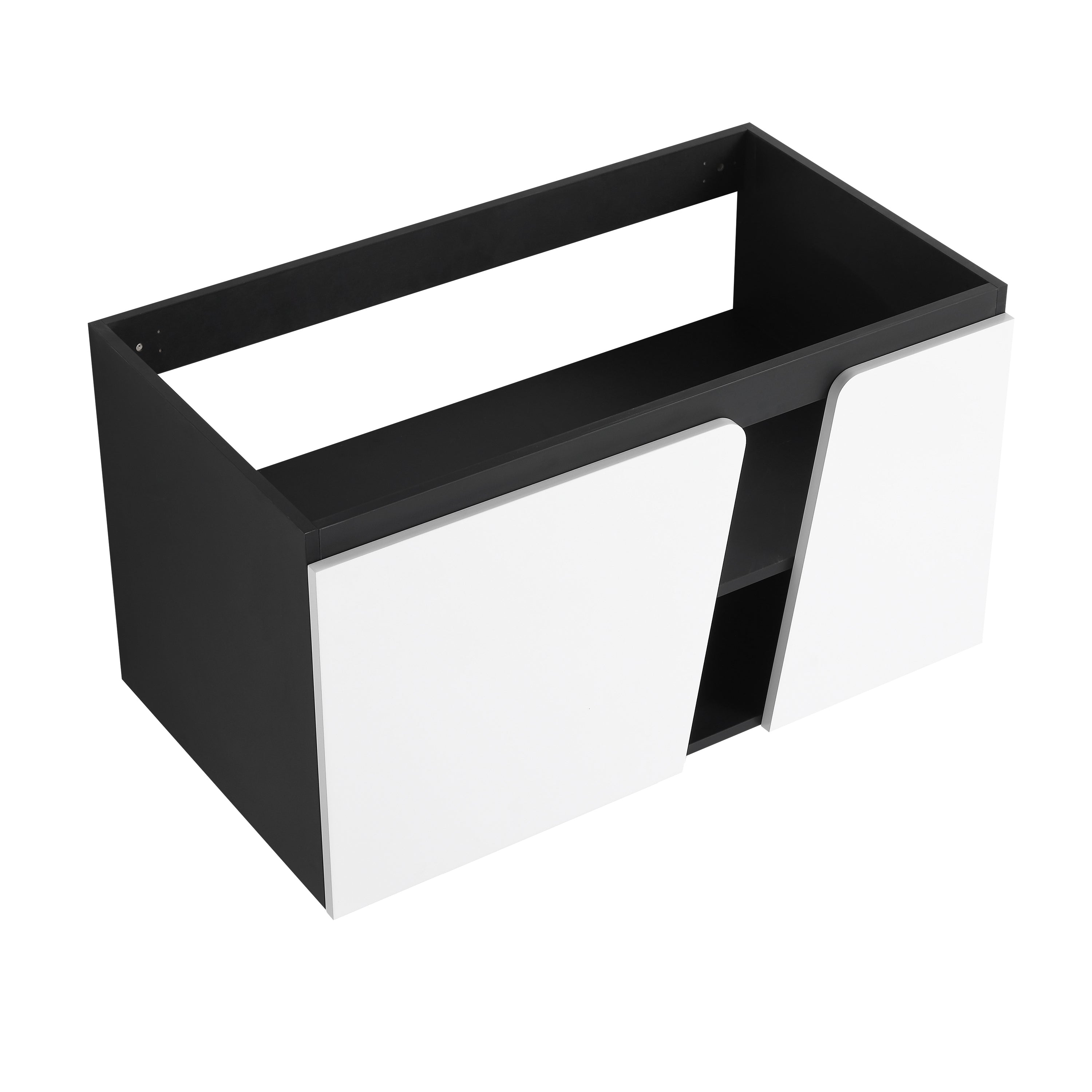 36'' Floating Wall-Mounted Bathroom Vanity  & Soft-Close Cabinet Door(Only Vanity ,without Basin)