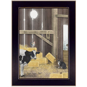 'Uncle Sammys Barn' by Billy Jacobs, Ready to Hang Framed Print, Black Frame