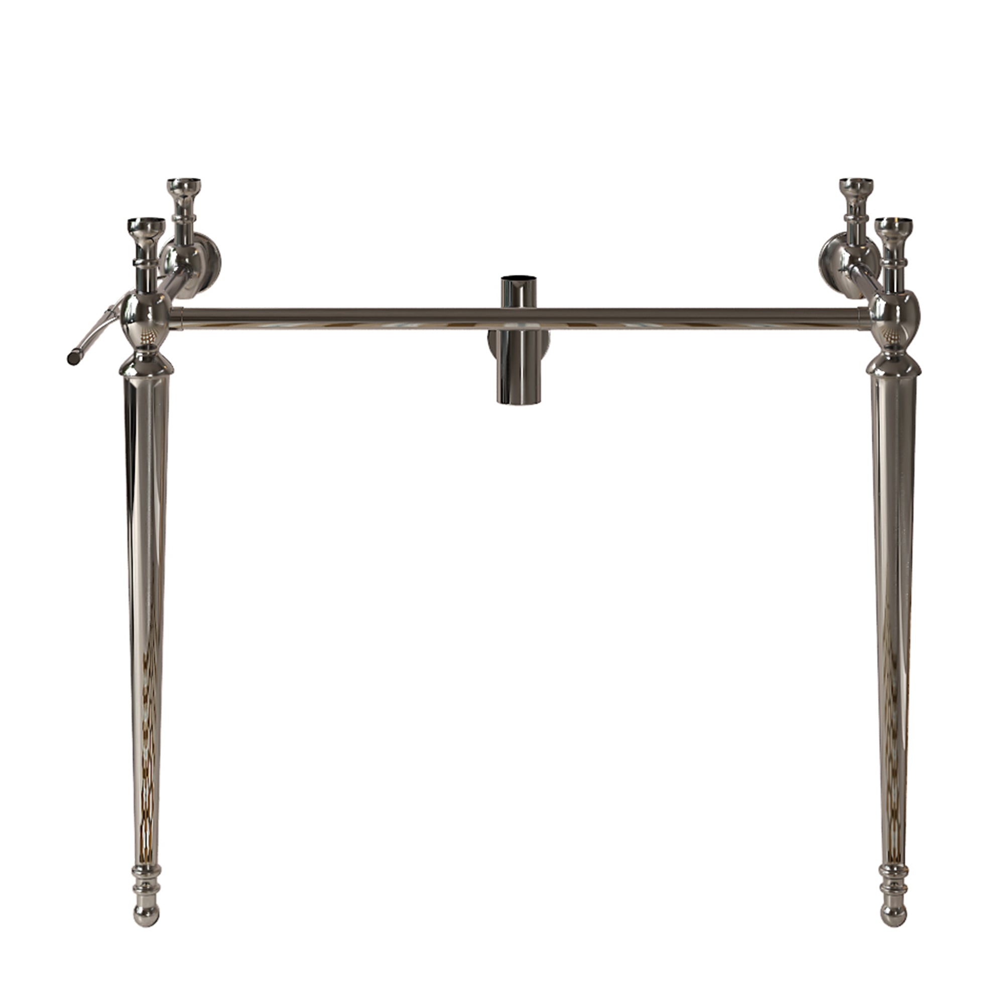 VICI 36' Freestanding Bathroom Console Iron Leg, NO Basin and Faucet, Chrome
