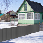 25 Pcs Metal Roofing Panels, 5.05 ft x1.64 ft Galvanized Roofing Panels Metal Siding Panels with Steel Screws for Pergola, Gazebo, Shed, Outdoor Storage, Chicken Coop, Patio,Garages-Gray