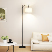 63' Metal Arched Floor Lamp With Pedal Switch
