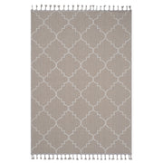 Guros Collection 8X10 Ivory / Trellis Indoor / Outdoor Area Rug